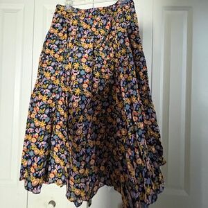Boden Full Cotton Midi Skirt
